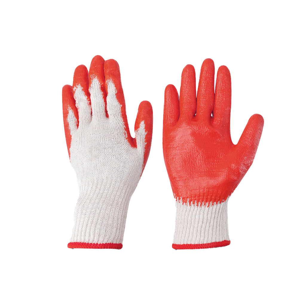 10 Gauge 2Threads Poly-cotton Smooth Latex Coated Gloves