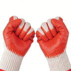 10 Gauge 2Threads Poly-cotton Smooth Latex Coated Gloves