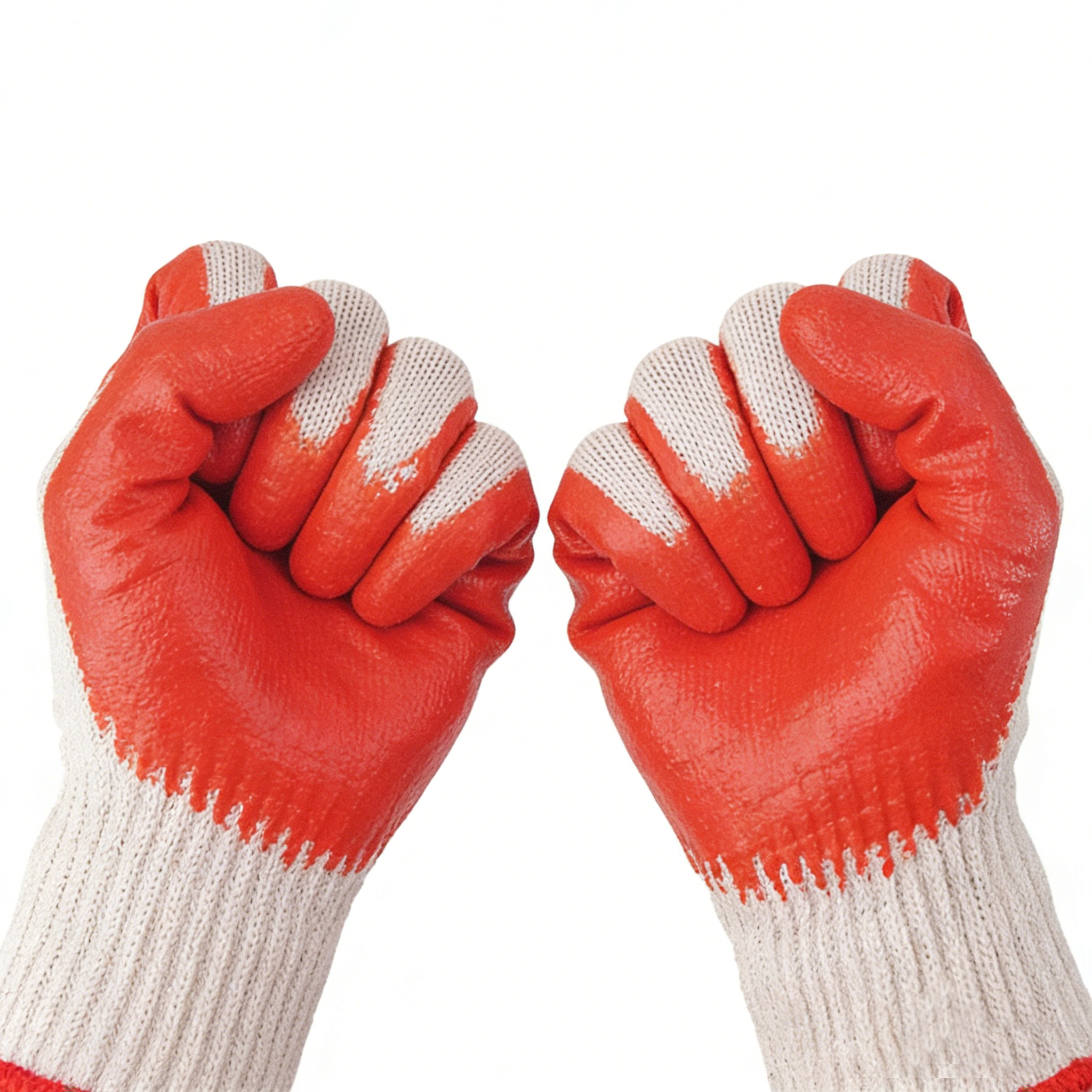 10 Gauge 2Threads Poly-cotton Smooth Latex Coated Gloves