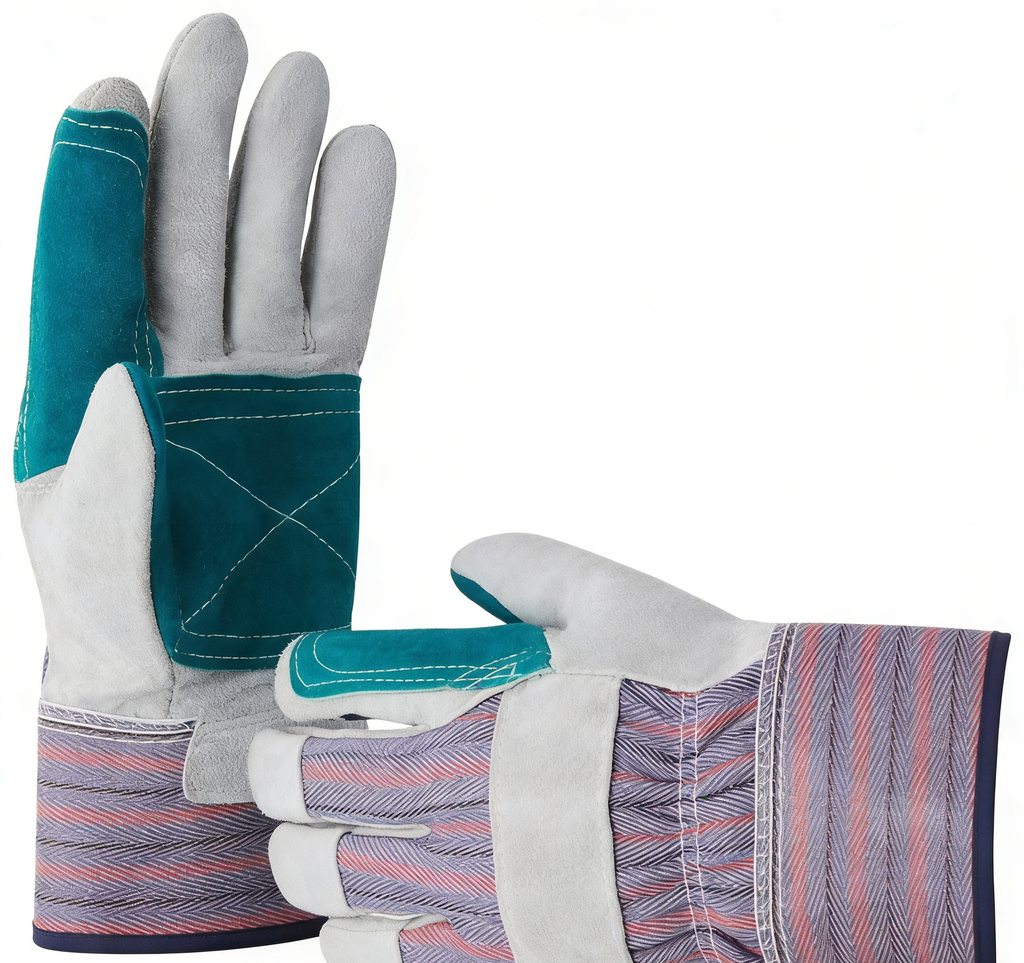 10.5 Cow Split Leather Full Palm Gloves