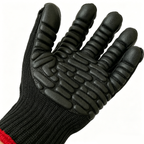 13 gauge Thickened TPE Injection Molded Shockproof Gloves