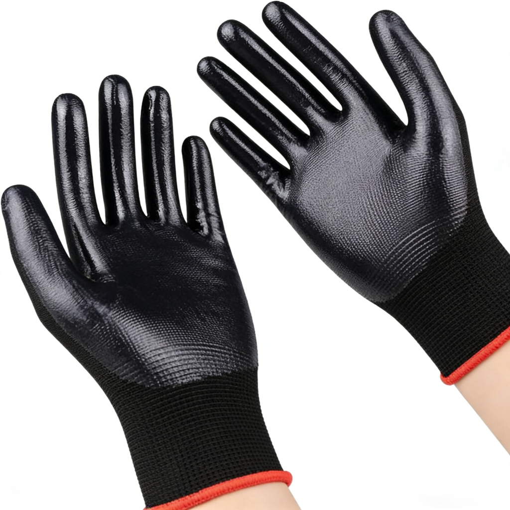 13G PolyesterNitrile Coated Gloves
