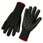 13 gauge Thickened TPE Injection Molded Shockproof Gloves