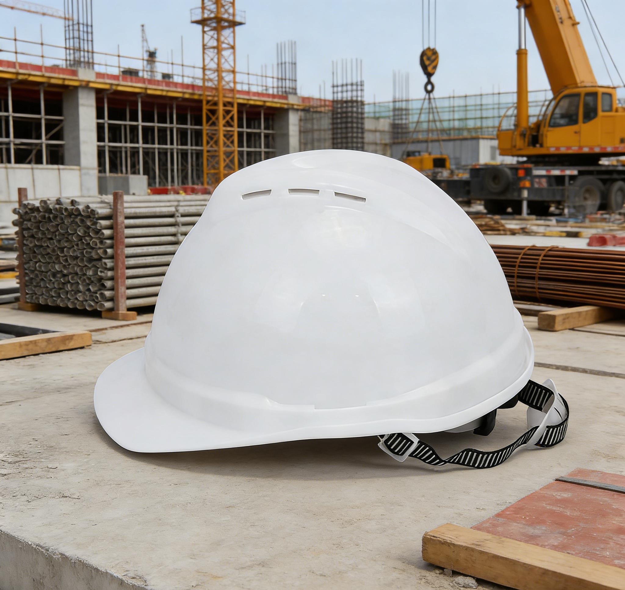 V-Type Breathable Anti-Smashing Safety Helmet