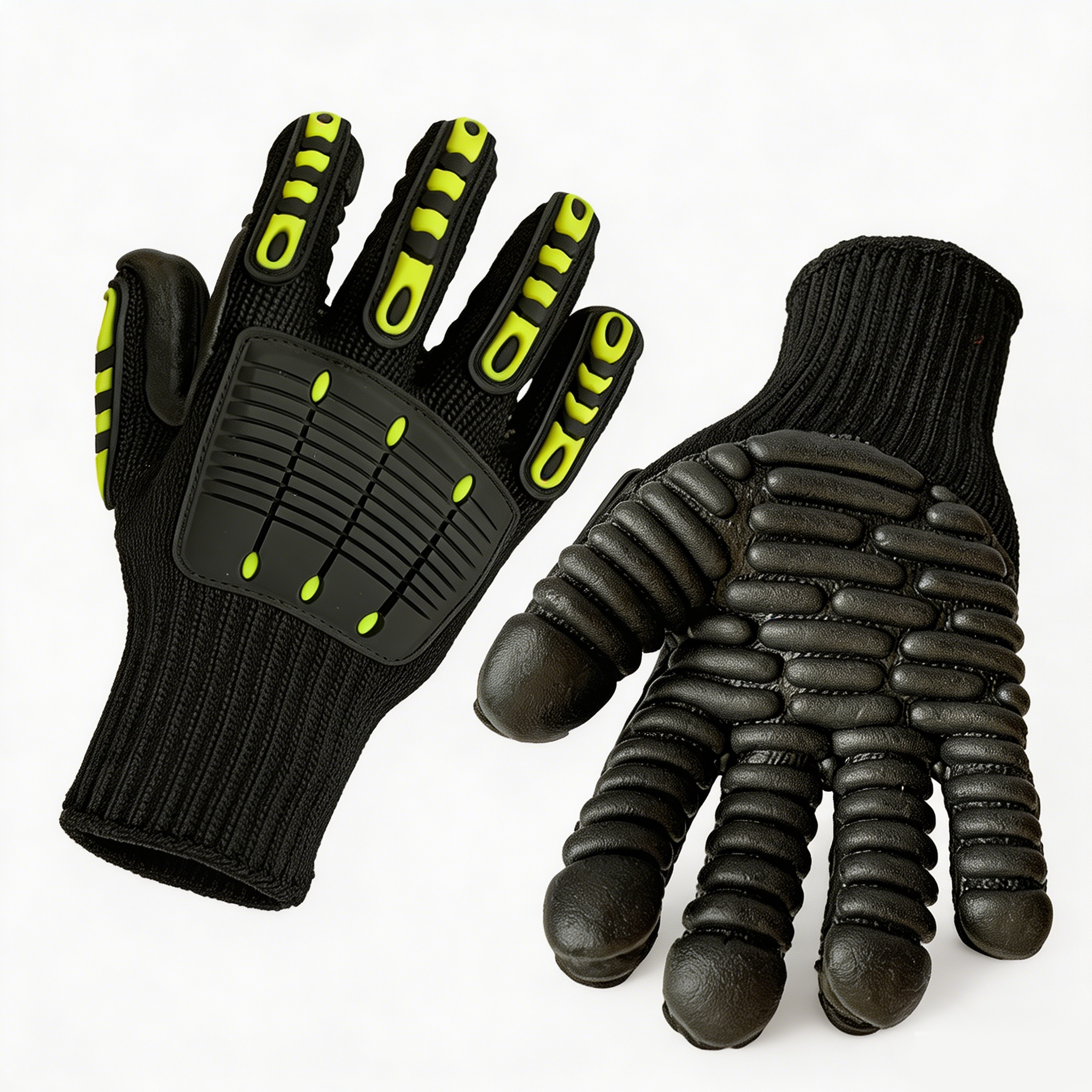 7 gauge Polyester Shockproof and Impact-resistant Gloves