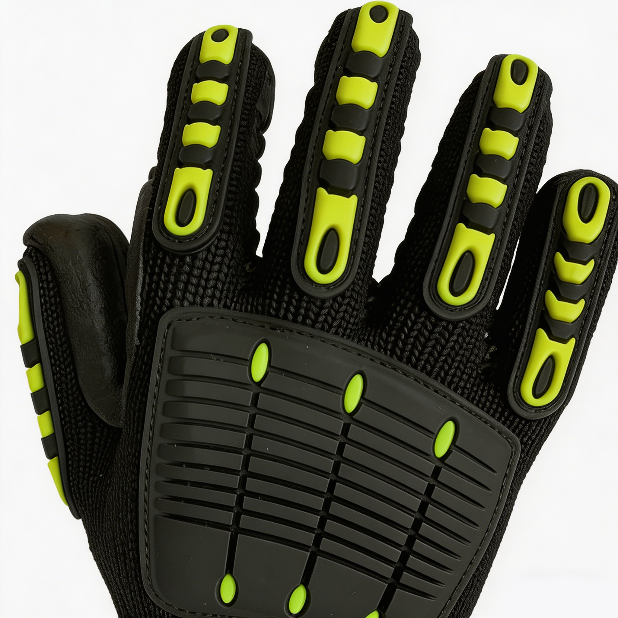 7 gauge Polyester Shockproof and Impact-resistant Gloves