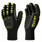 7 gauge Polyester Shockproof and Impact-resistant Gloves