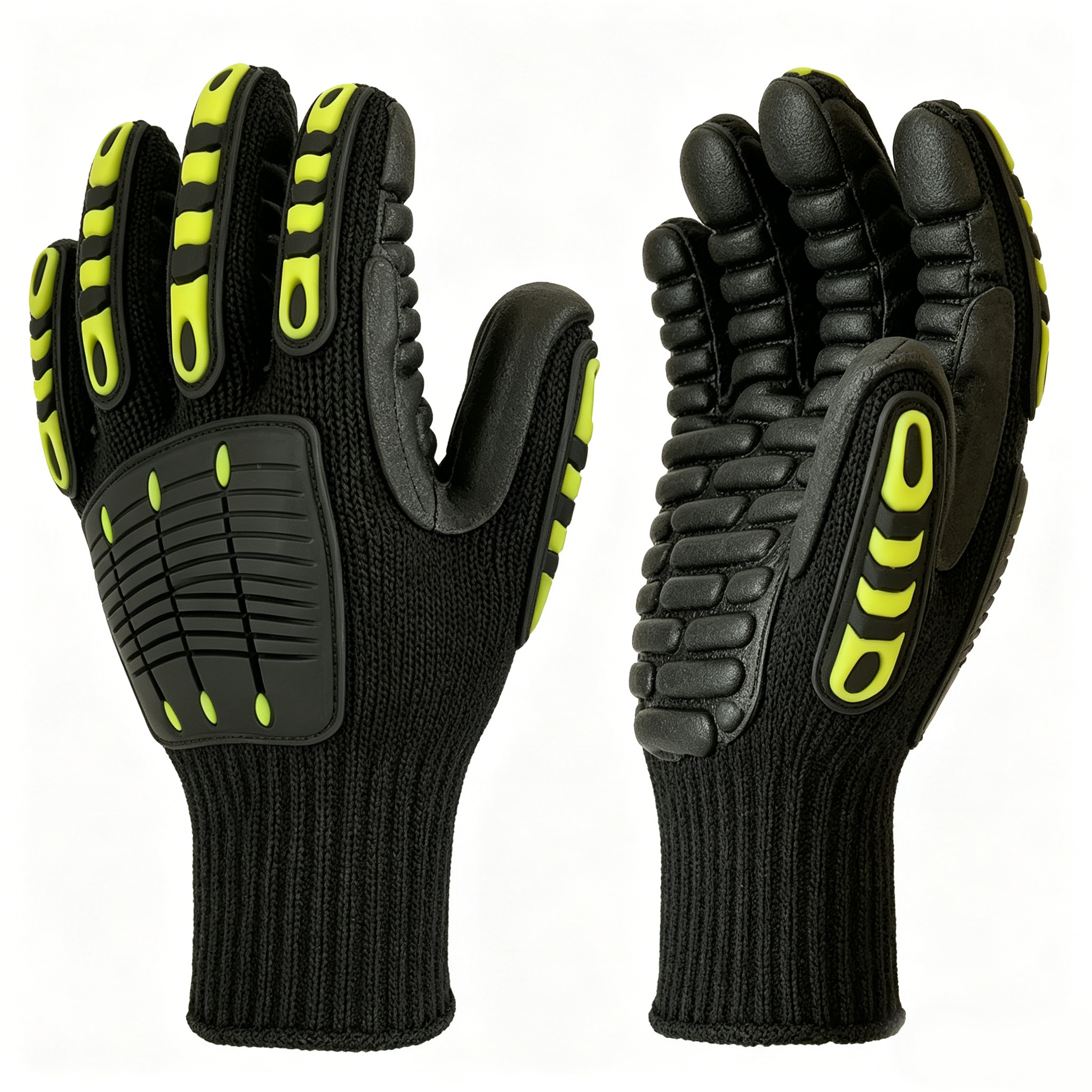 7 gauge Polyester Shockproof and Impact-resistant Gloves