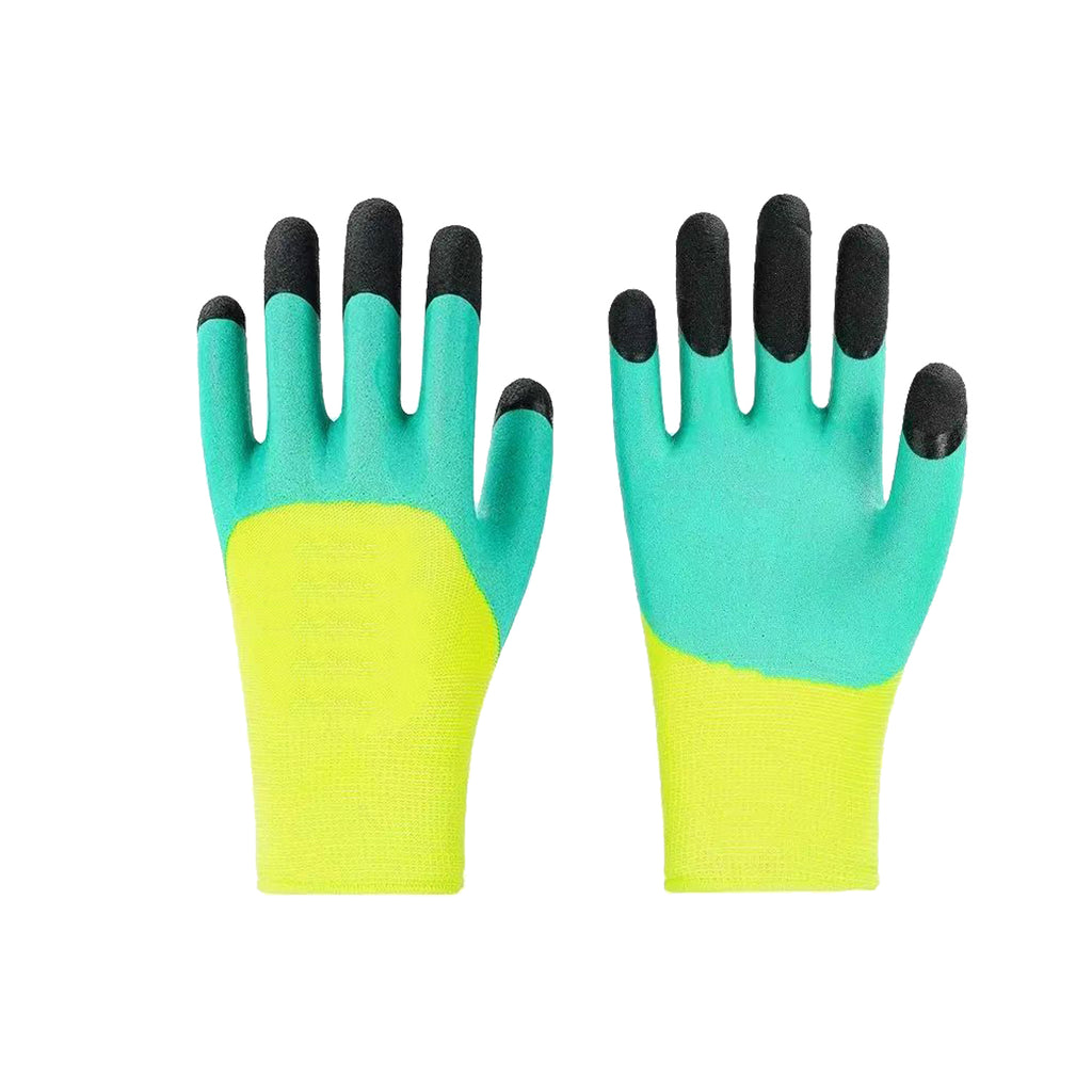 13 Gauge Polyester Lining Latex Foam Coated Gloves