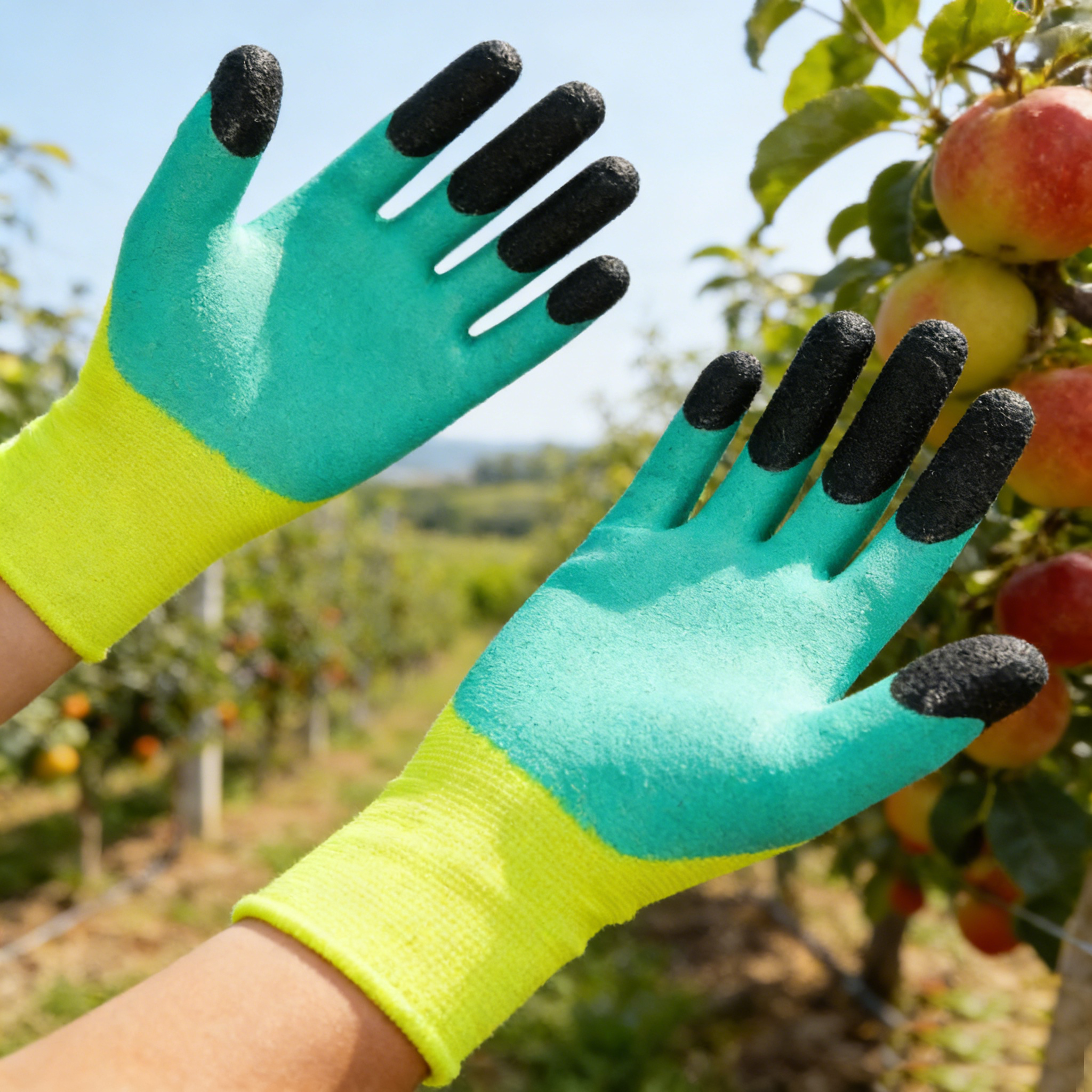 13 Gauge Polyester Lining Latex Foam Coated Gloves