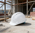 Adjustable V-Shape ABS Safety Helmet