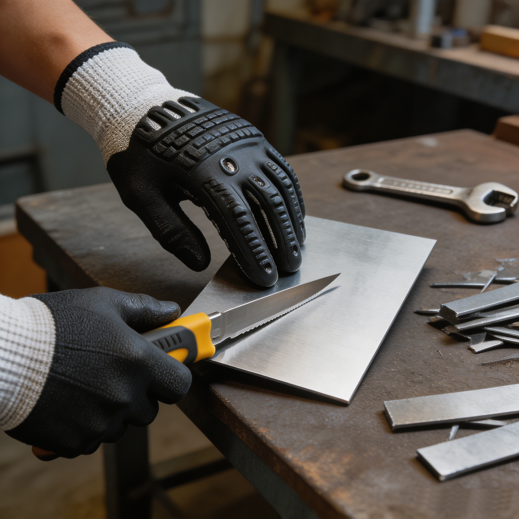 13 gauge Anti-cutting TPE Injection-molded Fully Immersed Gloves