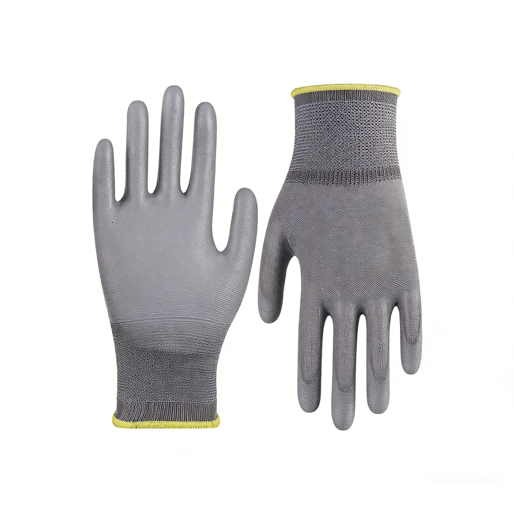 13G Polyester PU Palm Coated Gloves