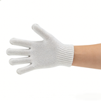 10 Gauge Original White Cotton / Bleach Cotton Gloves