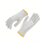10 Gauge Original White Cotton / Bleach Cotton Gloves
