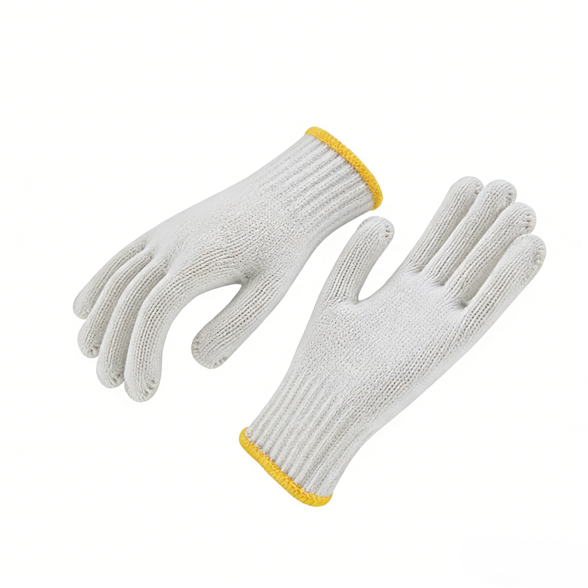 10 Gauge Original White Cotton / Bleach Cotton Gloves