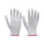 7 Gauge Original White Cotton / Bleach Cotton Gloves