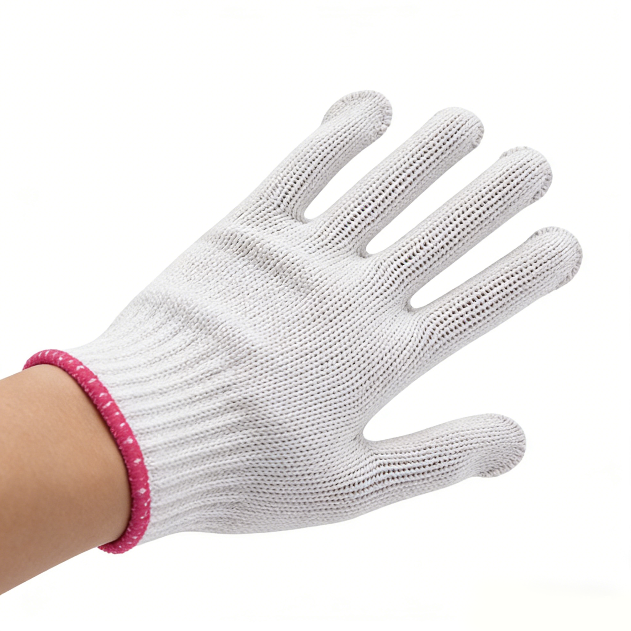 7 Gauge Original White Cotton / Bleach Cotton Gloves