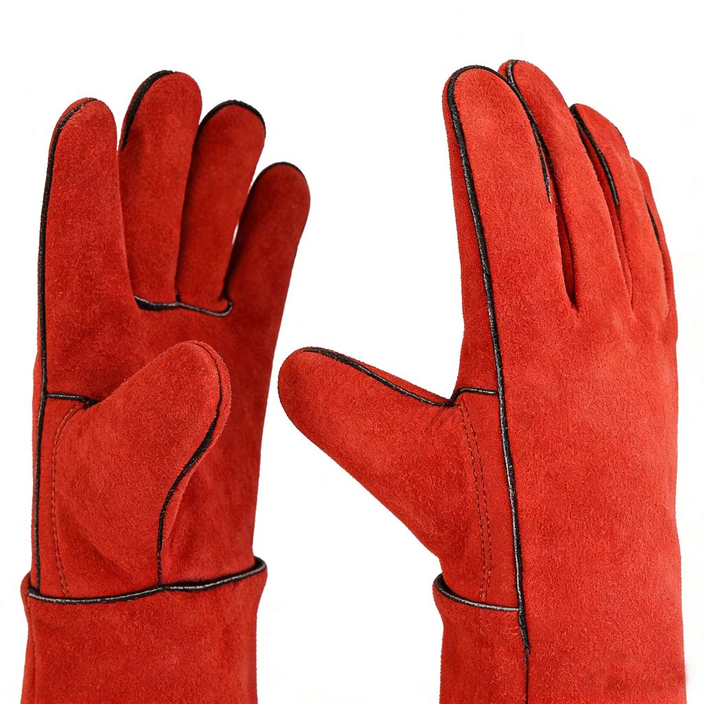 14/16 Inch cow Split Leather Welding Gloves