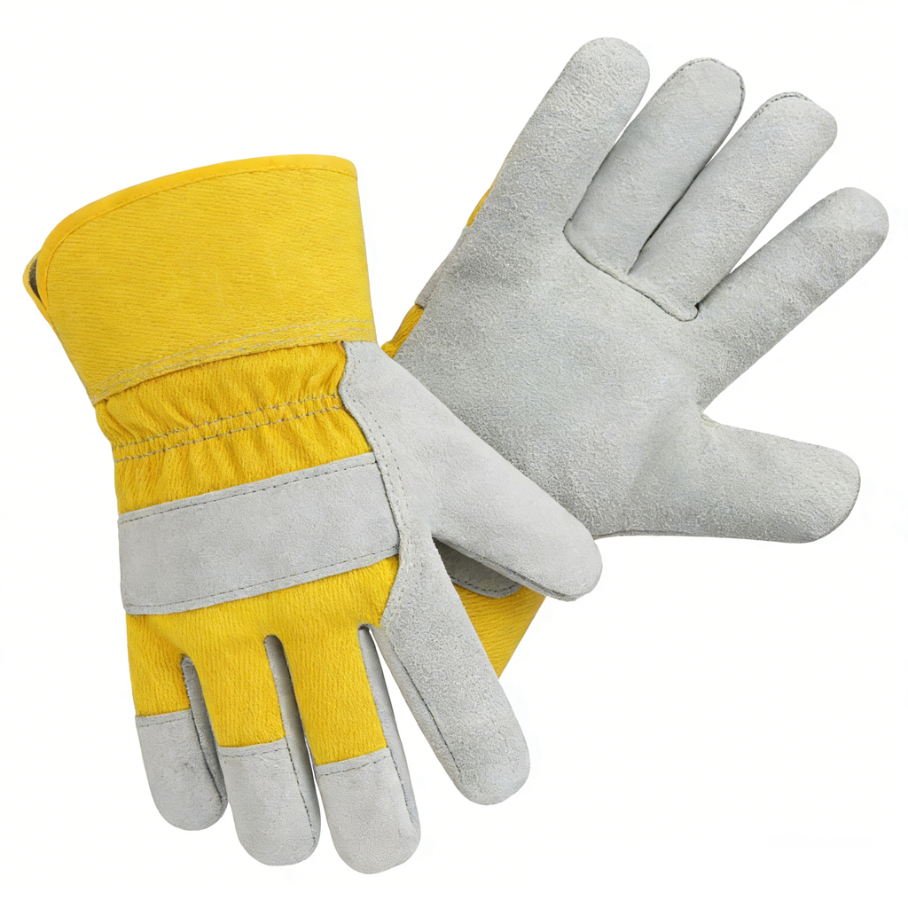 10.5 Cow Split Leather Full Palm Gloves