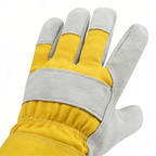 10.5 Cow Split Leather Full Palm Gloves