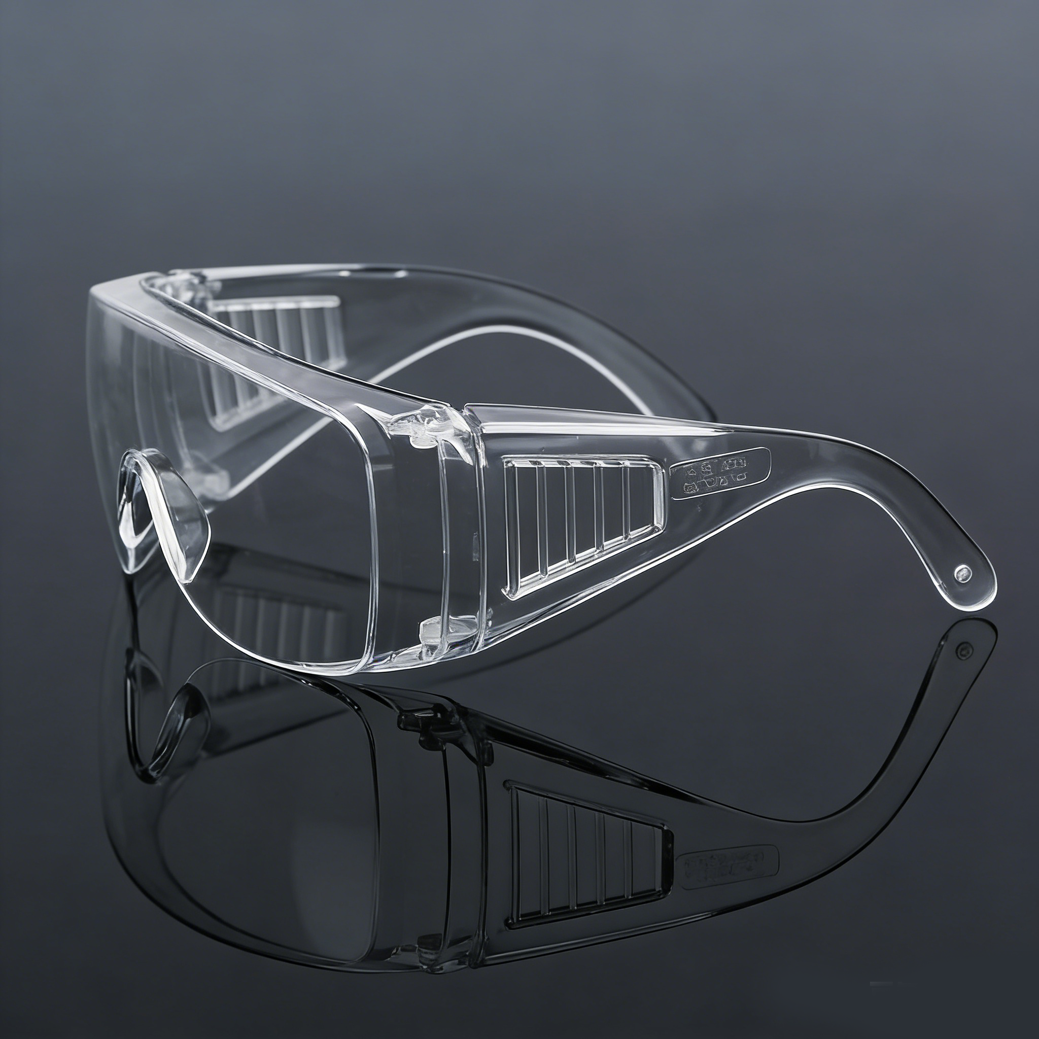 Blinds flank goggles