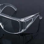 Blinds flank goggles