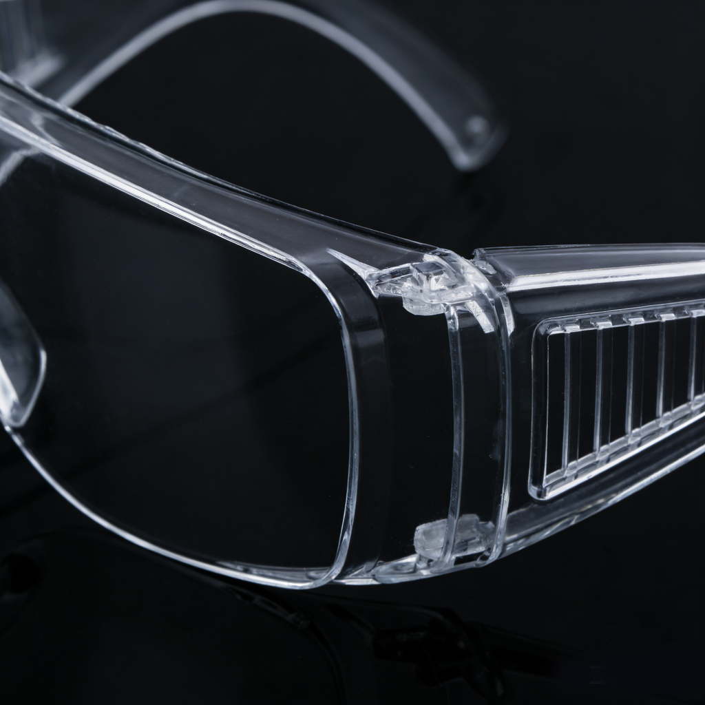 Blinds flank goggles