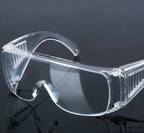 Blinds flank goggles