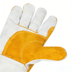 14/16 Inch Yellow Cow Split Leather Welding Gloves