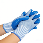 13G Zebra Polyester Nitrile Coated Gloves