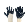 Knitted Wrist Jersey Lining Nitrile Coated Gloves