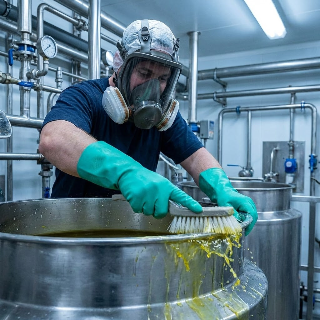 Nitrile industrial gloves