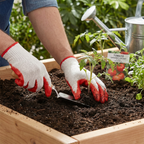 10 Gauge 2Threads Poly-cotton Smooth Latex Coated Gloves