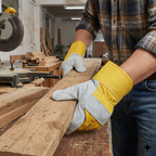 10.5 Cow Split Leather Full Palm Gloves