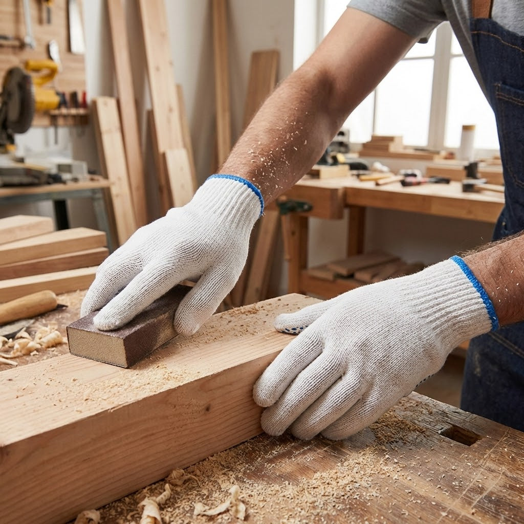 10 Gauge Poly-Cotton Napped Lining Gloves